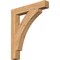 Ekena Millwork Thorton Block Smooth Bracket, Western Red Cedar, 3 1/2"W x 24"D x 28"H BKT04X24X28THR05SWR - alternate 1